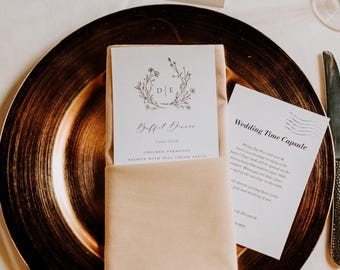 Plantilla de cápsula del tiempo para bodas: tarjetas de invitados imprimibles