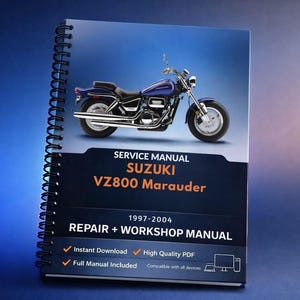 Manual de servicio de la Suzuki VZ800 Marauder (1997-2004)