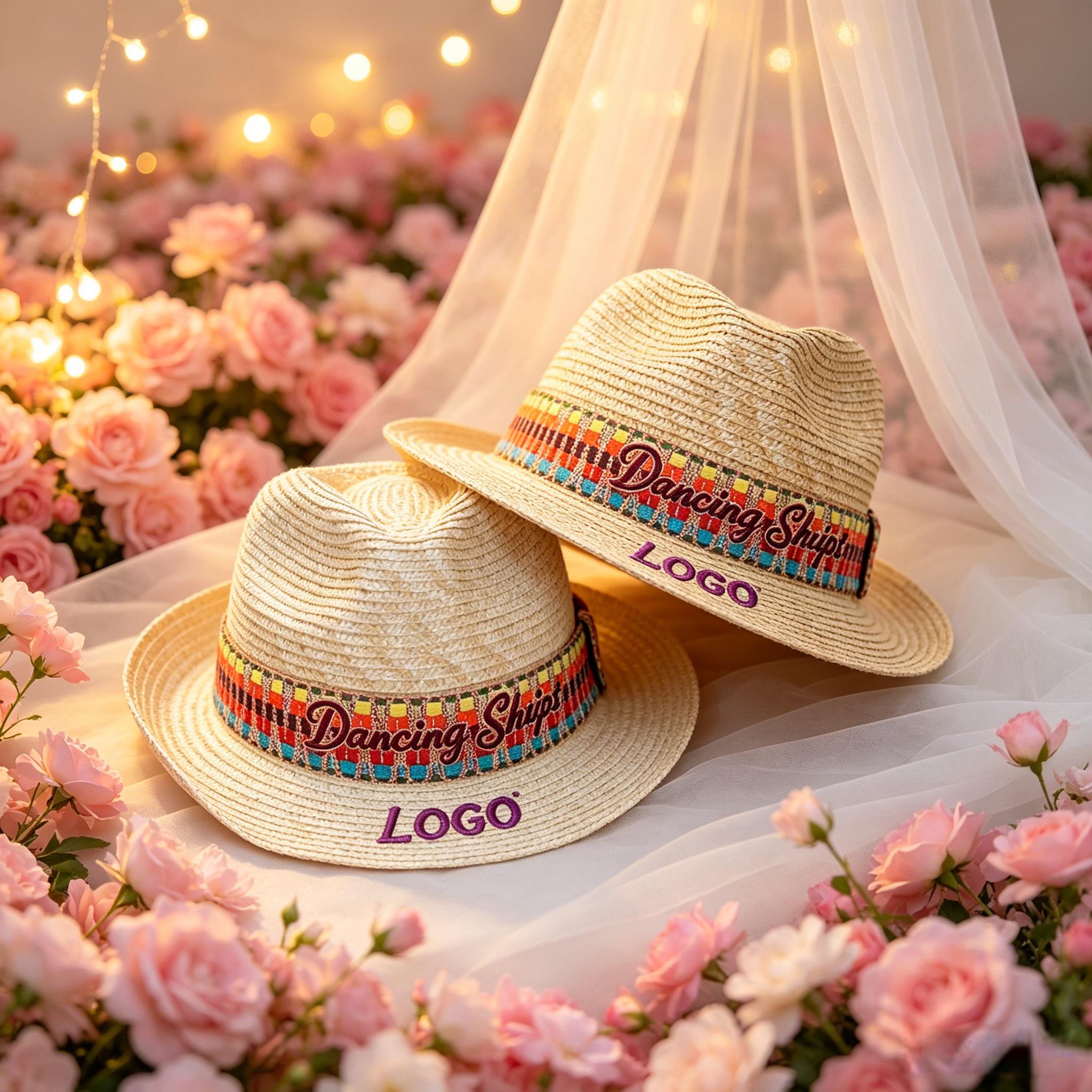 Rainbow Straw Hat - Etsy