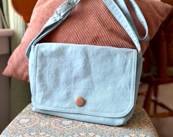 Eco friendly cotton satchel bag