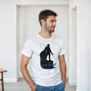 The Carp Knight – Dark Fishing Parody Design