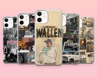 Morgan wallen Phone Case country singer Cover for iPhone 17Pro, 16, 15, 14, 13, 12, Samsung S26, S25, S24, S23Fe, A16, A56, Pixel 10, 9Pro