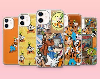 Goofy Phone Case Disney Funny Cartoon Cover for iPhone 17Pro, 16, 15, 14, 13, 12, Samsung S26, S25, S24, S23Fe, A16, A56, Pixel 10, 9Pro