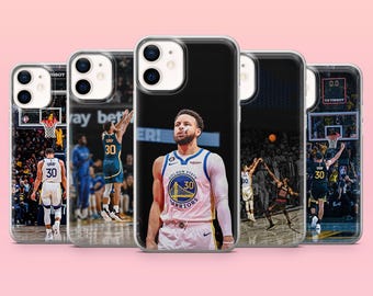 Stephen Curry Phone Case NBA Basketball Cover for iPhone 17Pro, 16, 15, 14, 13, 12, Samsung S26, S25, S24, S23Fe, A16, A56, Pixel 10, 9Pro