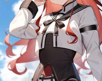 Eris Greyrat Mushoku Tensei Anime Art Vinyl Print