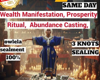 Ritual de manifestación de riqueza, hechizo de prosperidad, alivio de deudas y abundancia (el mismo día)