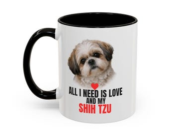 Shih Tzu Mug – Love My Dog Coffee Cup for Owners