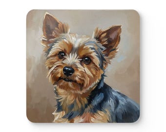 Yorkie-onderzetters - Yorkie-hondencadeau, set van 4
