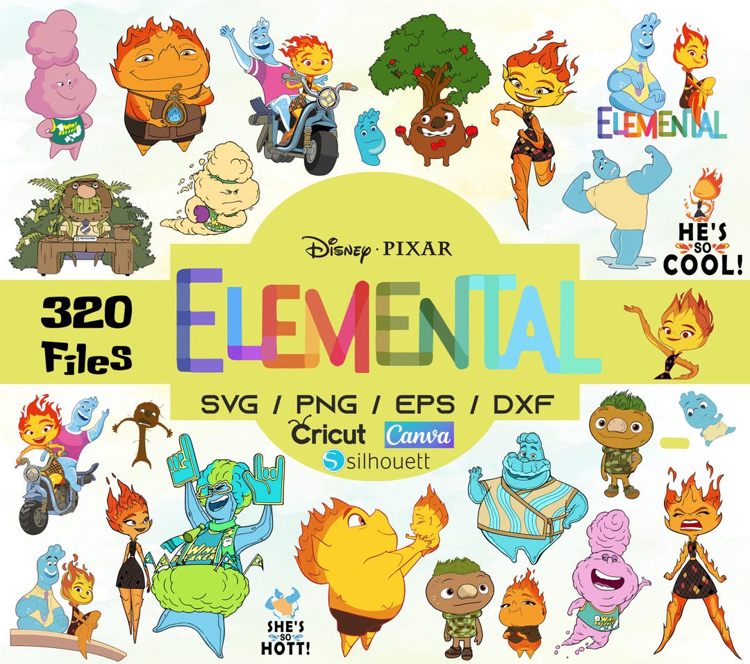 Elemental PNG, Elemental SVG Bundle, Elemental Clipart, Elemental Font ...