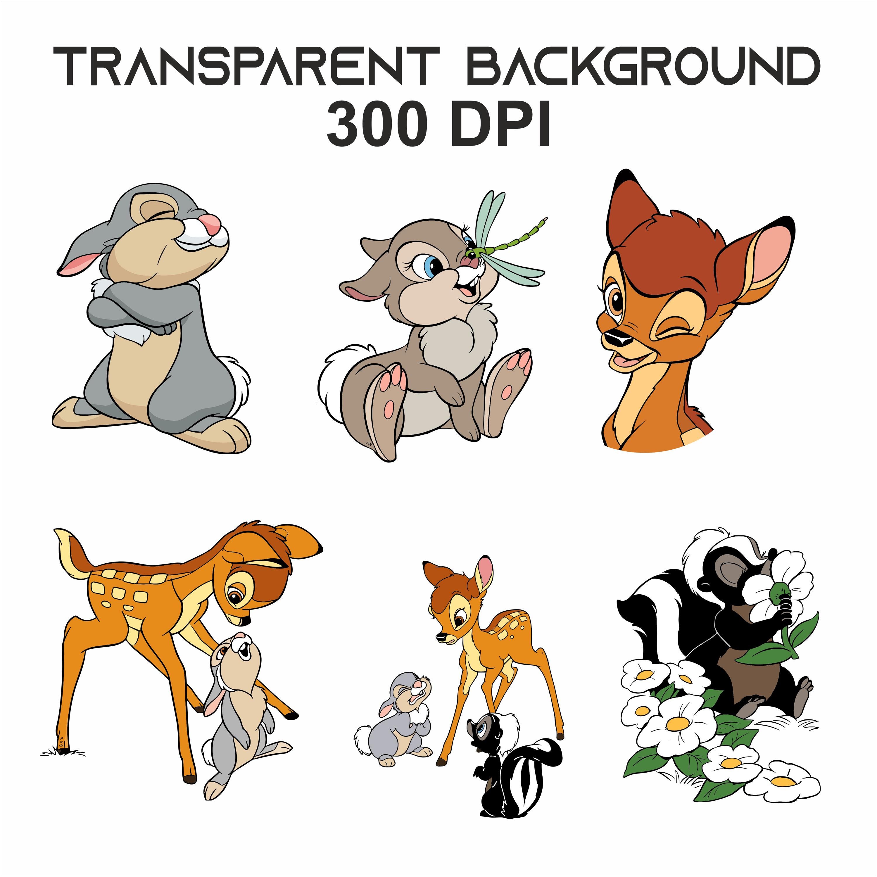 Bambi Mega Bundle, Bambi Svg, Bambi Clipart, Bambi Deer Png, Thumper ...
