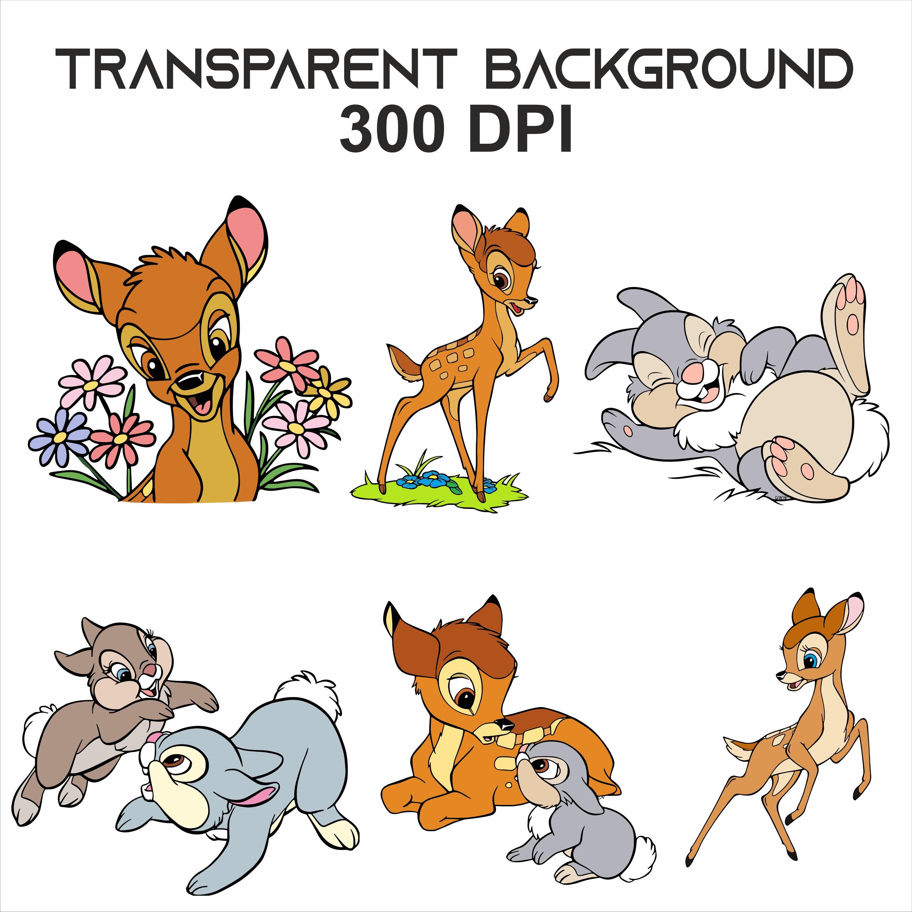 Bambi Mega Bundle, Bambi Svg, Bambi Clipart, Bambi Deer Png, Thumper ...