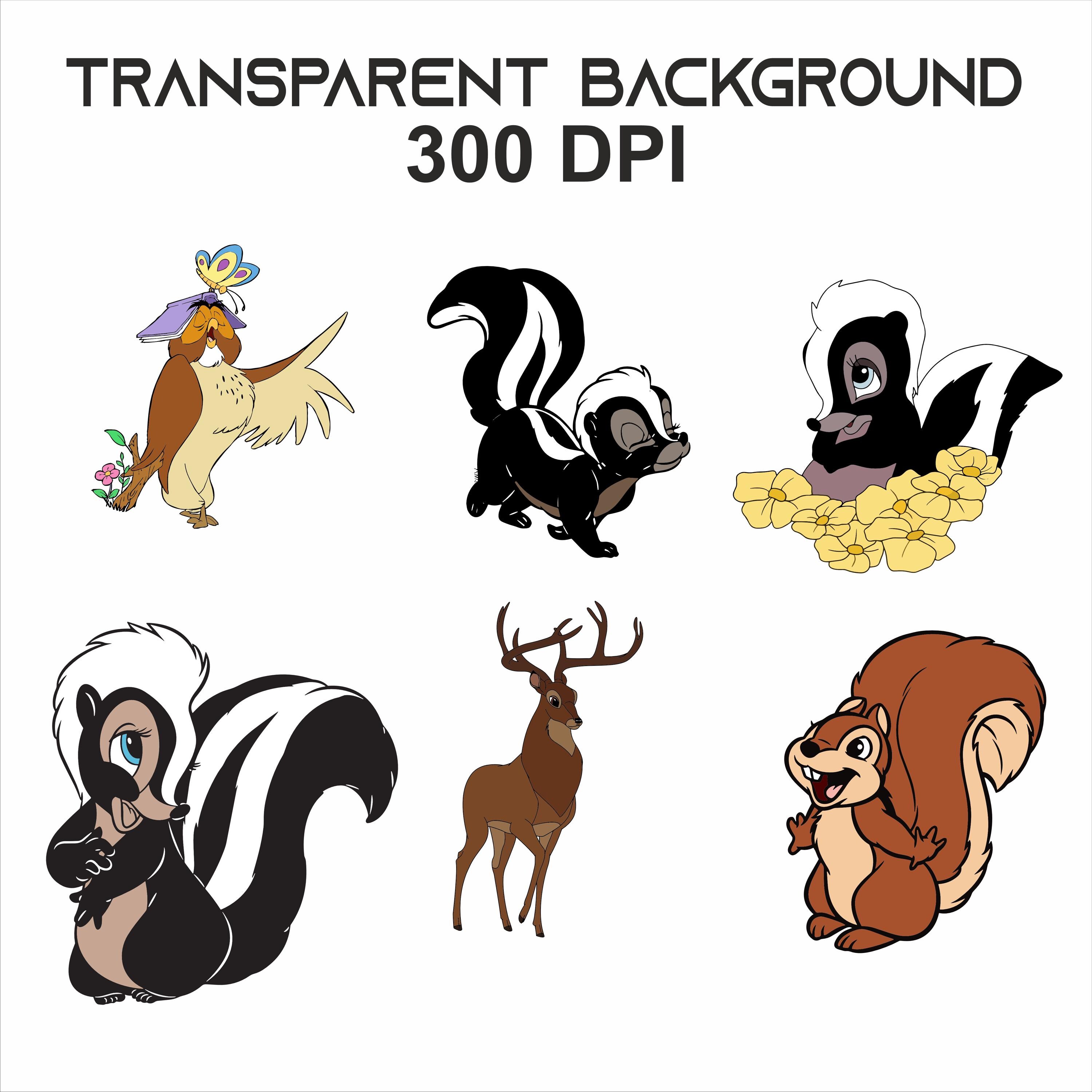 Bambi Mega Bundle, Bambi Svg, Bambi Clipart, Bambi Deer Png, Thumper ...