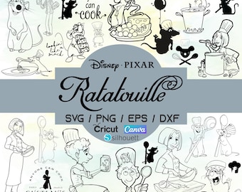 Ratatouille Svg, Ratatouille Cricut Svg, Ratatouille Png, Ratatouille Silhouette,Remy SVG bundle, Ratatouille Sublimation, Digital File