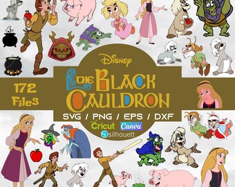 Black Cauldron Gurgi Cute Png, The Black Cauldron Svg, Cauldron Gurgi svg, Cricut, Cutting file, Clipart - Instant Download