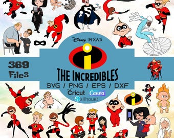 Incredibles 2 Clipart, Digital Incredibles PNG, SVG Download Incredibles images birthday printables invite, superhero clipart svg