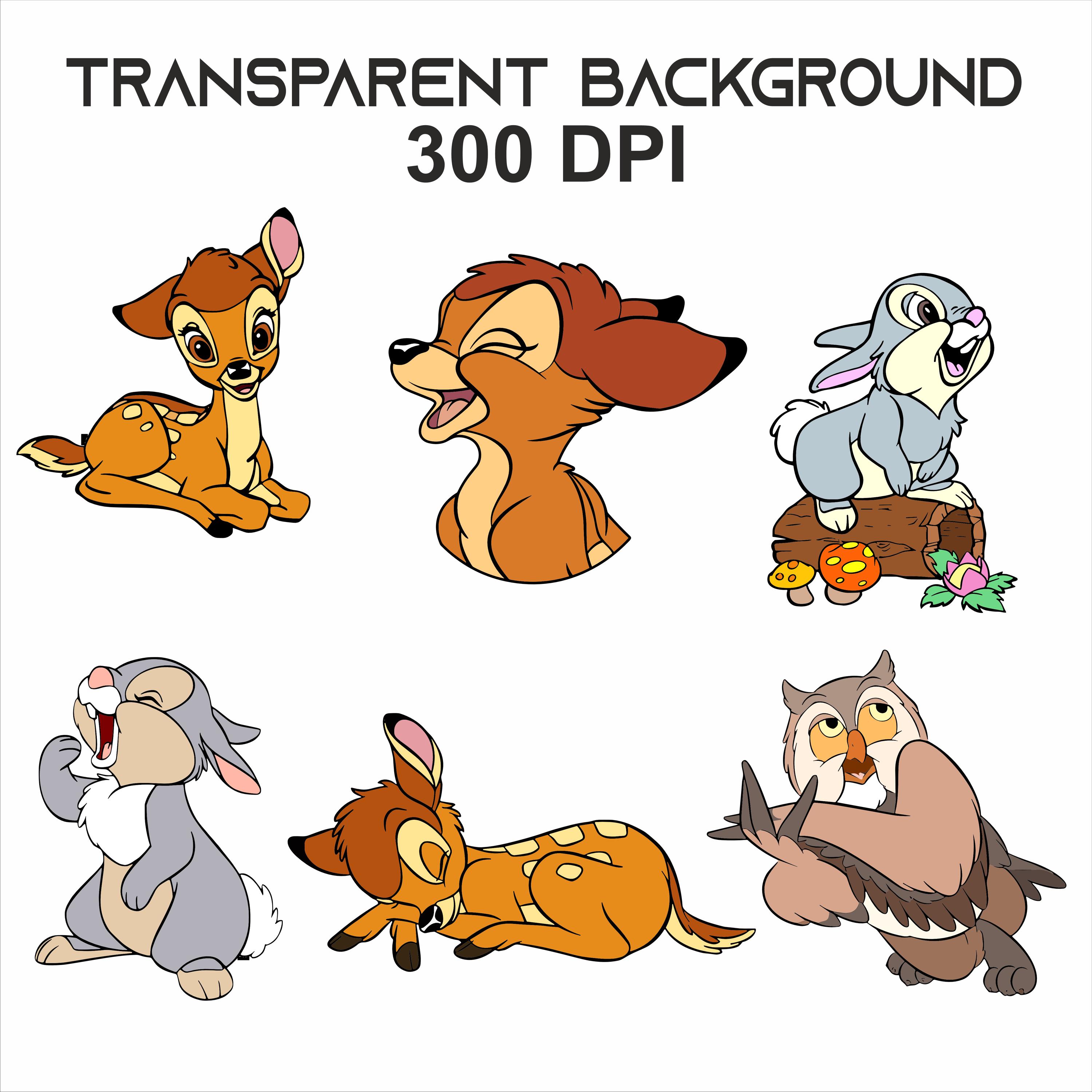 Bambi Mega Bundle, Bambi Svg, Bambi Clipart, Bambi Deer Png, Thumper ...