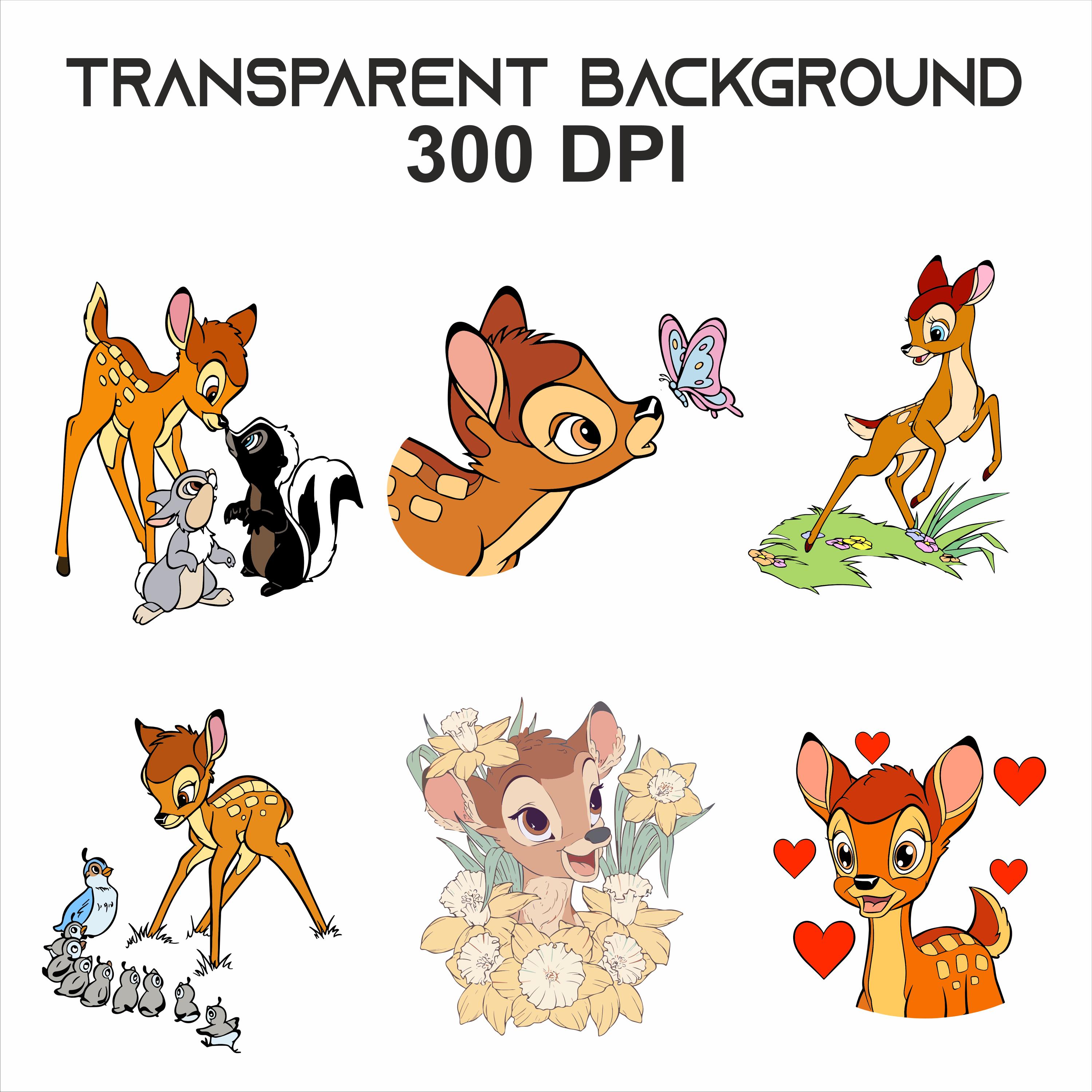 Bambi Mega Bundle, Bambi Svg, Bambi Clipart, Bambi Deer Png, Thumper ...