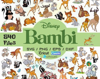 Bambi Mega Bundle, Bambi Svg, Bambi clipart, Bambi Deer png, Thumper Rabbit Clipart, instant download, Bambi cricut, Miss bunny svg