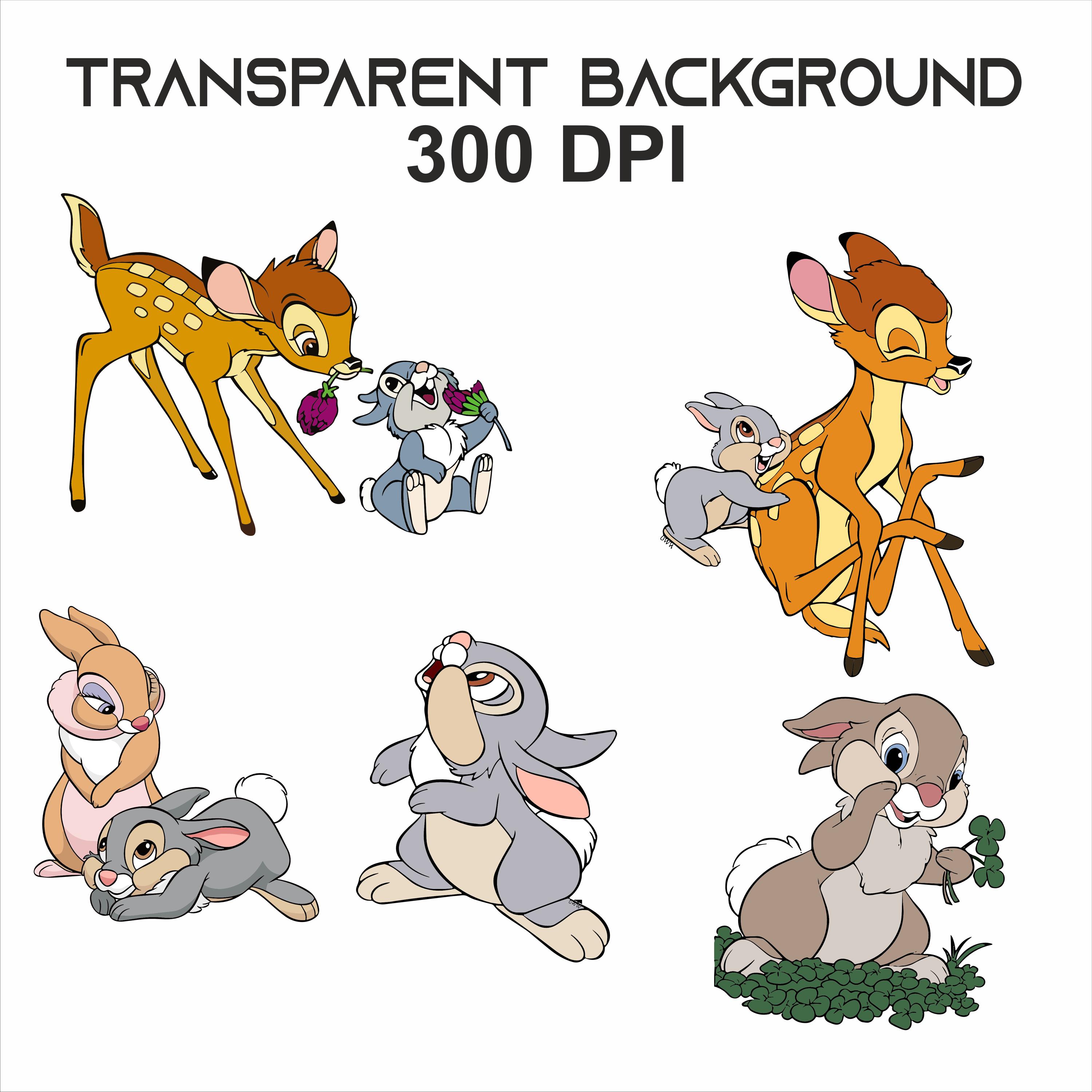 Bambi Mega Bundle, Bambi Svg, Bambi Clipart, Bambi Deer Png, Thumper ...