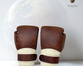 Ręcznie robione rękawice bokserskie Wytrzymałe rękawice do sparingów, muay thai, MMA i fitnessu