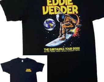 EDDIE VEDDER The Earthlings Band Konzert Tournee Shirt Tshirt 2022 Pearl Jam sz SM