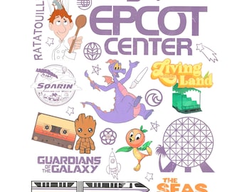 Epcot Food and Wine Festival Figment Coquette Design (Digital Download)