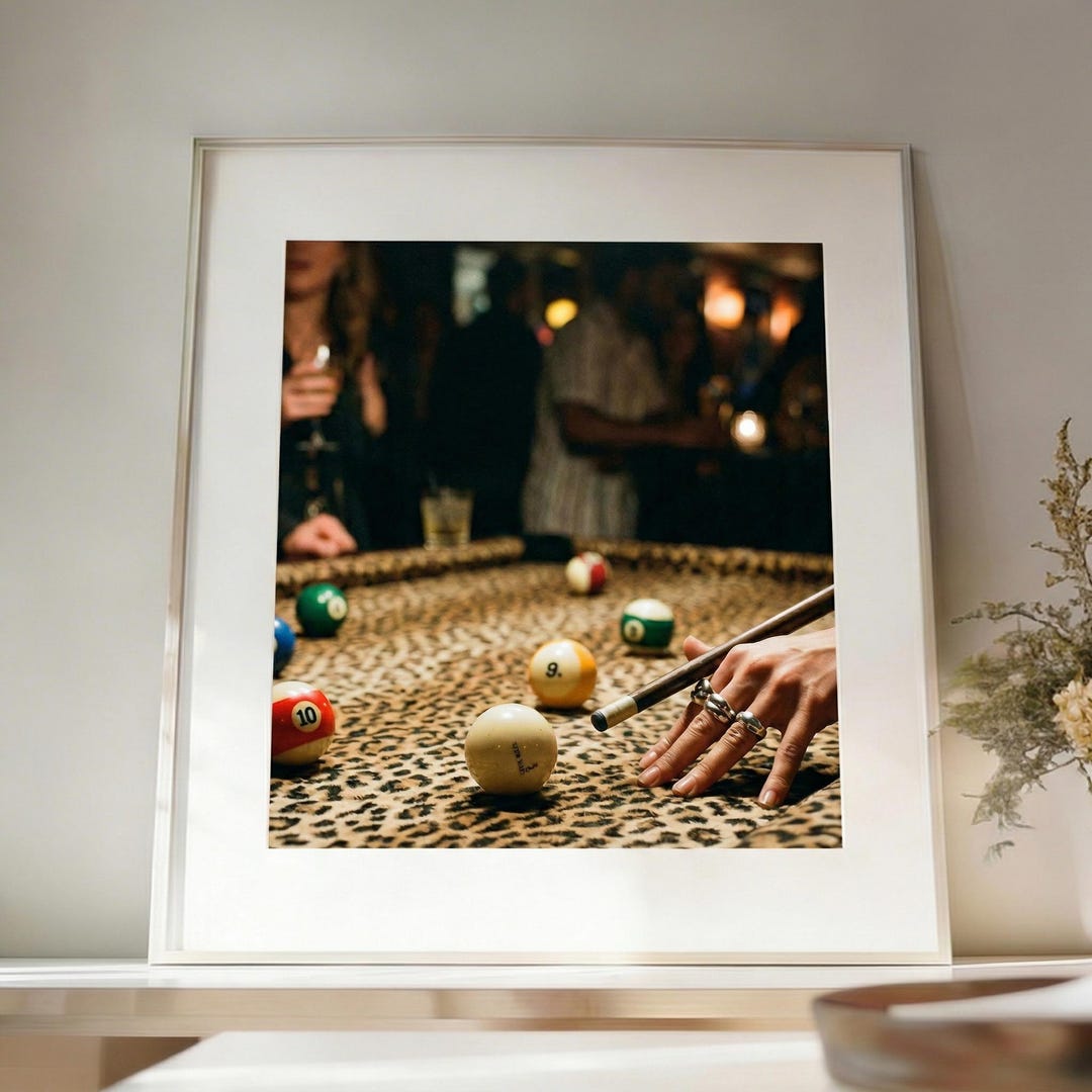 Poster Custom Leopard Pool Table Felt | Cheetah Print Billiard Cloth ...