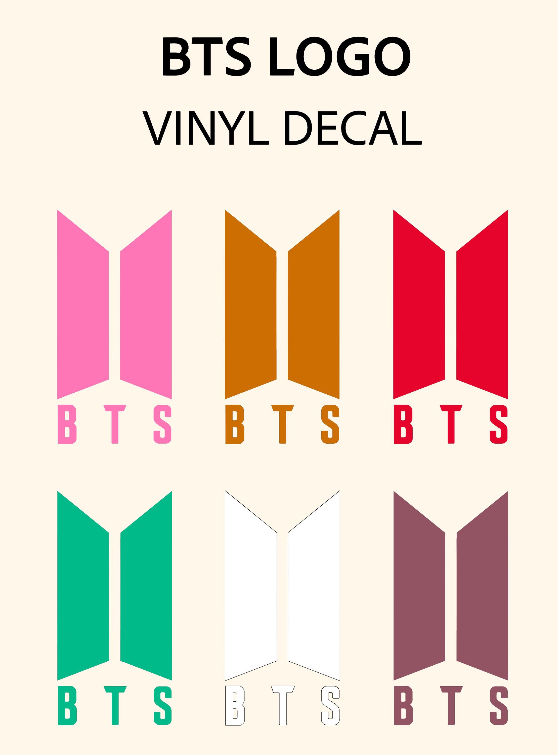 Btsの車用ステッカー - Etsy 日本