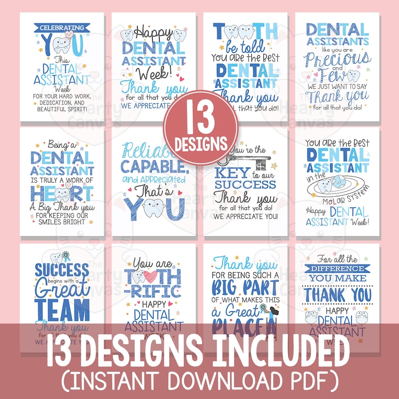 Dental Assistant Week Signs - Etsy