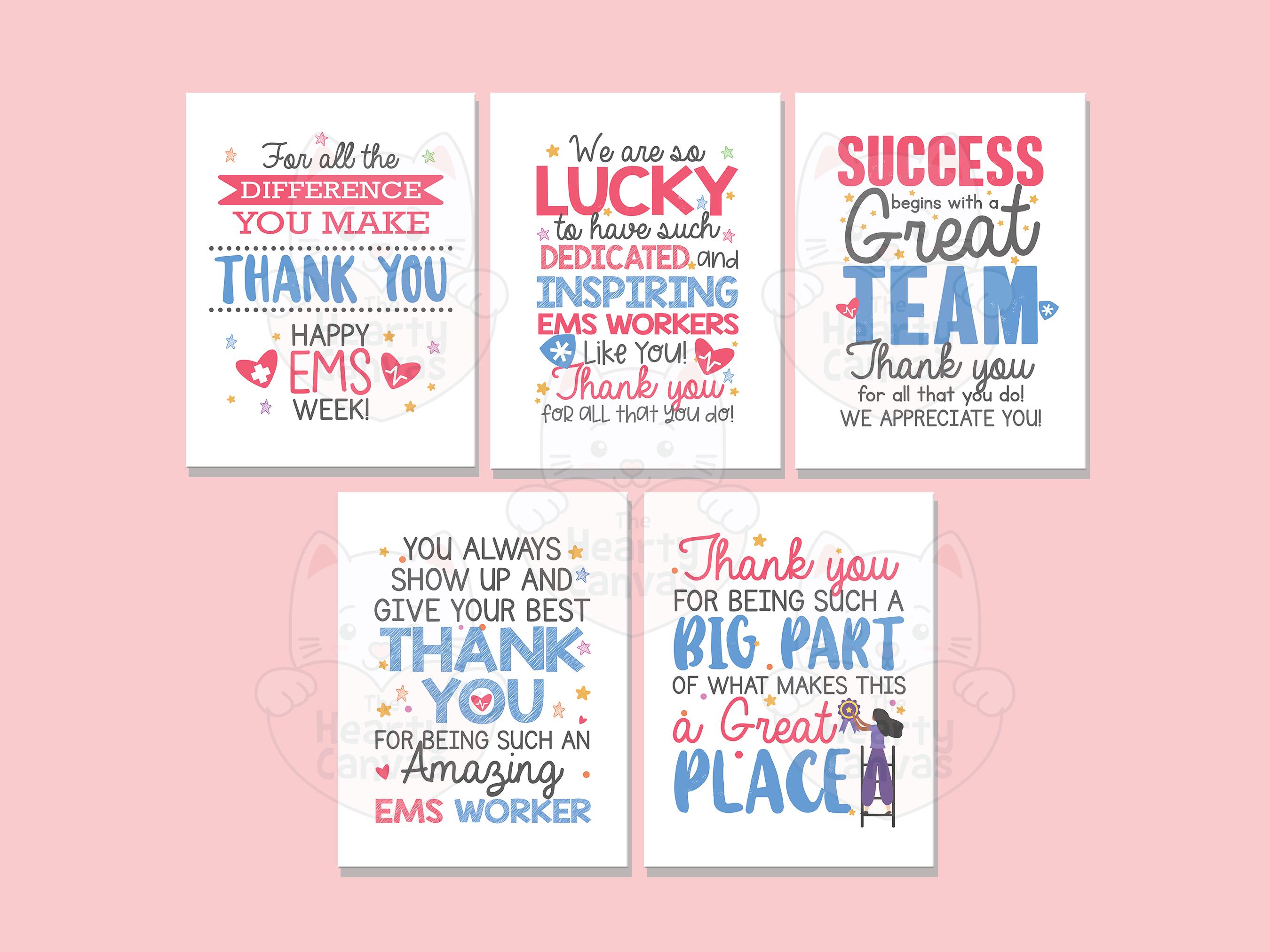 EMS Week Signs Printable, EMS Appreciation Poster, EMS Week Decor ...
