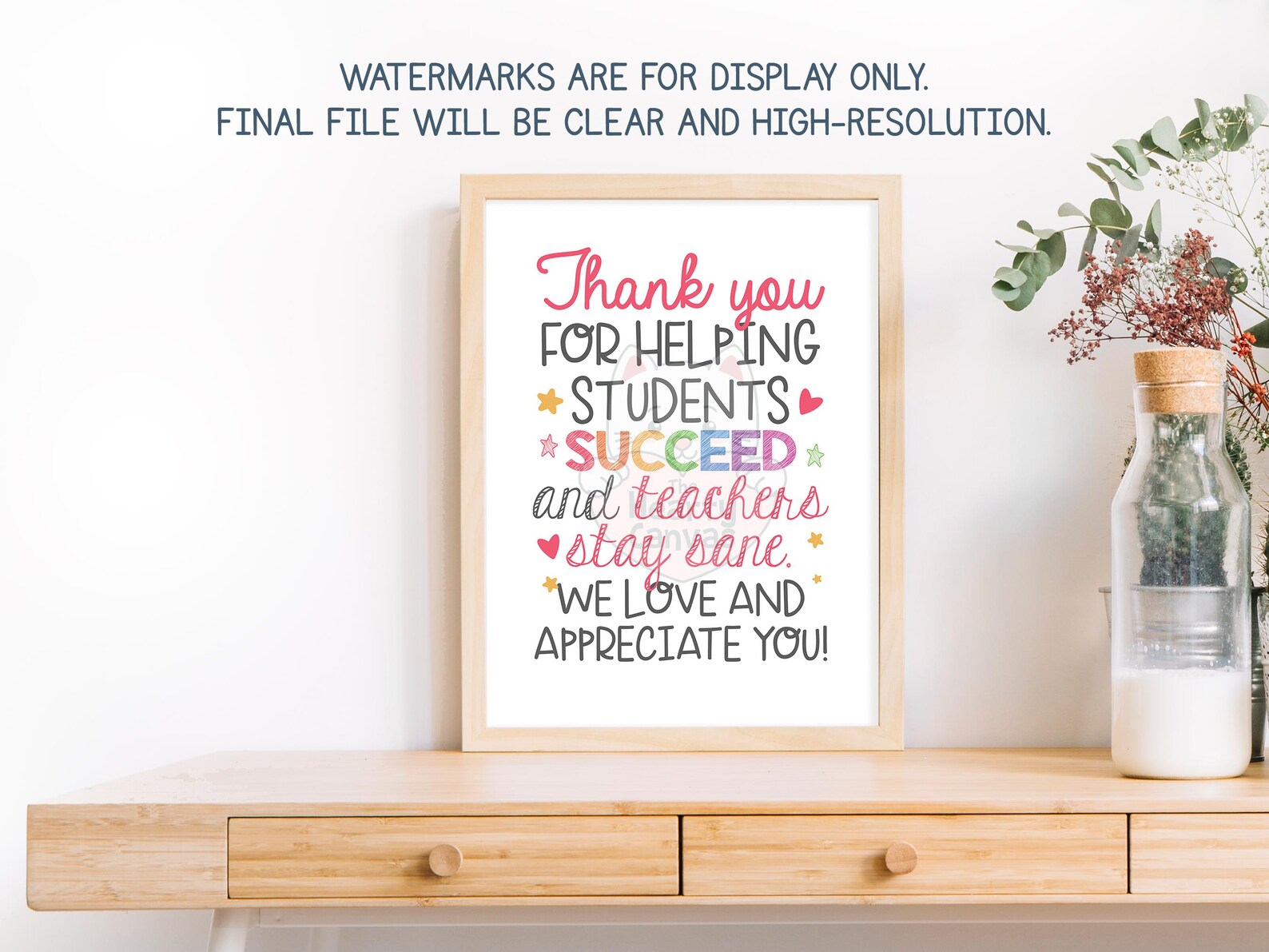 Paraprofessional Appreciation Signs, Thank You Para Appreciation Day ...