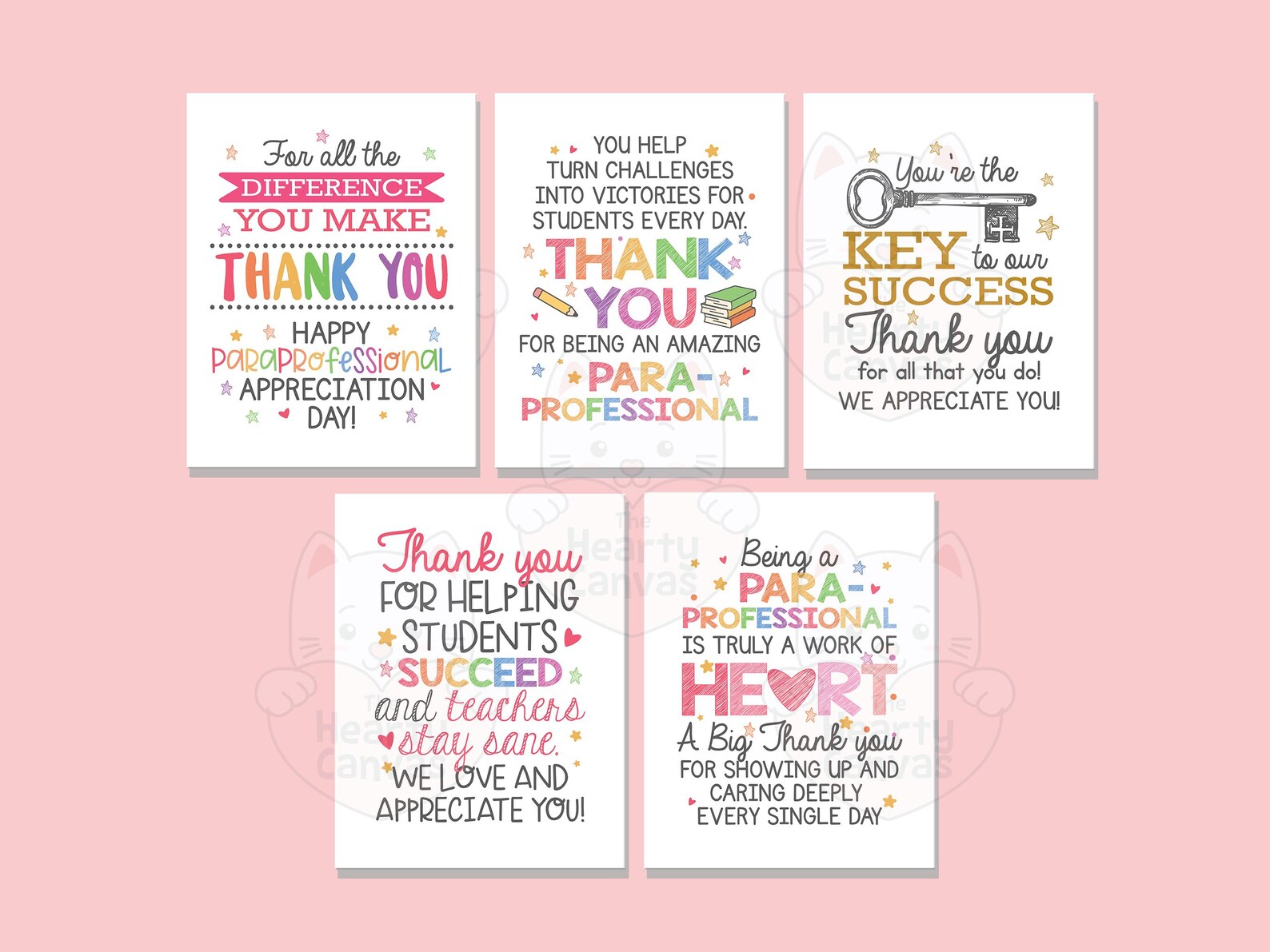 Paraprofessional Appreciation Signs, Thank You Para Appreciation Day ...