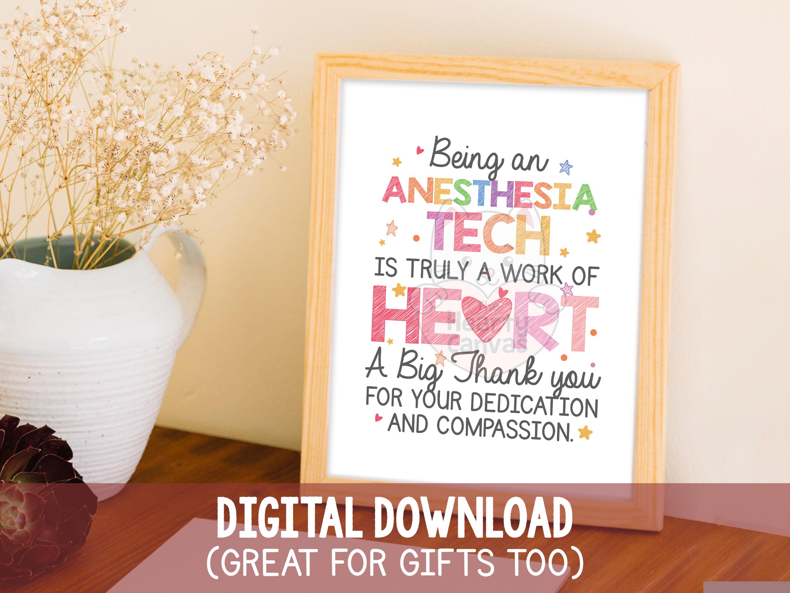 Anesthesia Tech Signs Printable, Anesthesia Tech Week Decor - Etsy