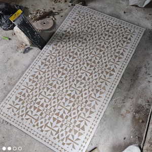 Table rectangulaire en mosaïque faite main - Dessus de salle à manger artisanal, table basse, terrasse, cuisine