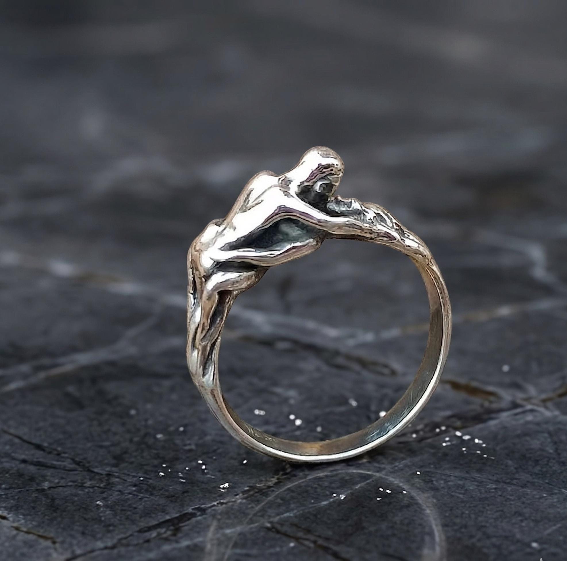 Human Figure Ring - Etsy