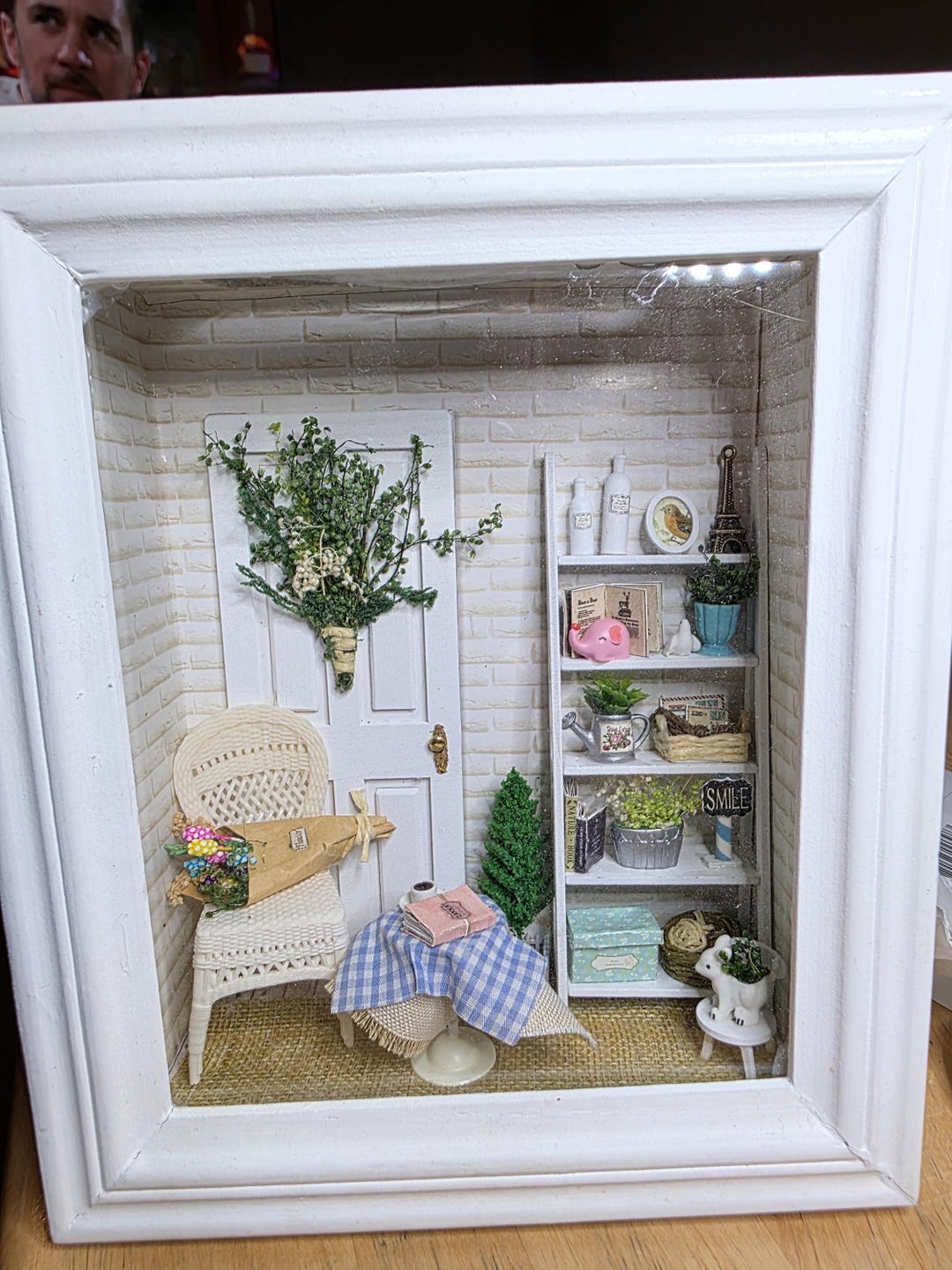 Handmade Miniature Room Shadow Box With LED Light - Etsy