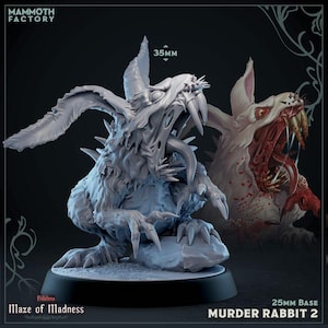 Murder Rabbits | Fateless: Mammoth Factory | D&D Pathfinder | Easter Monsters Minis