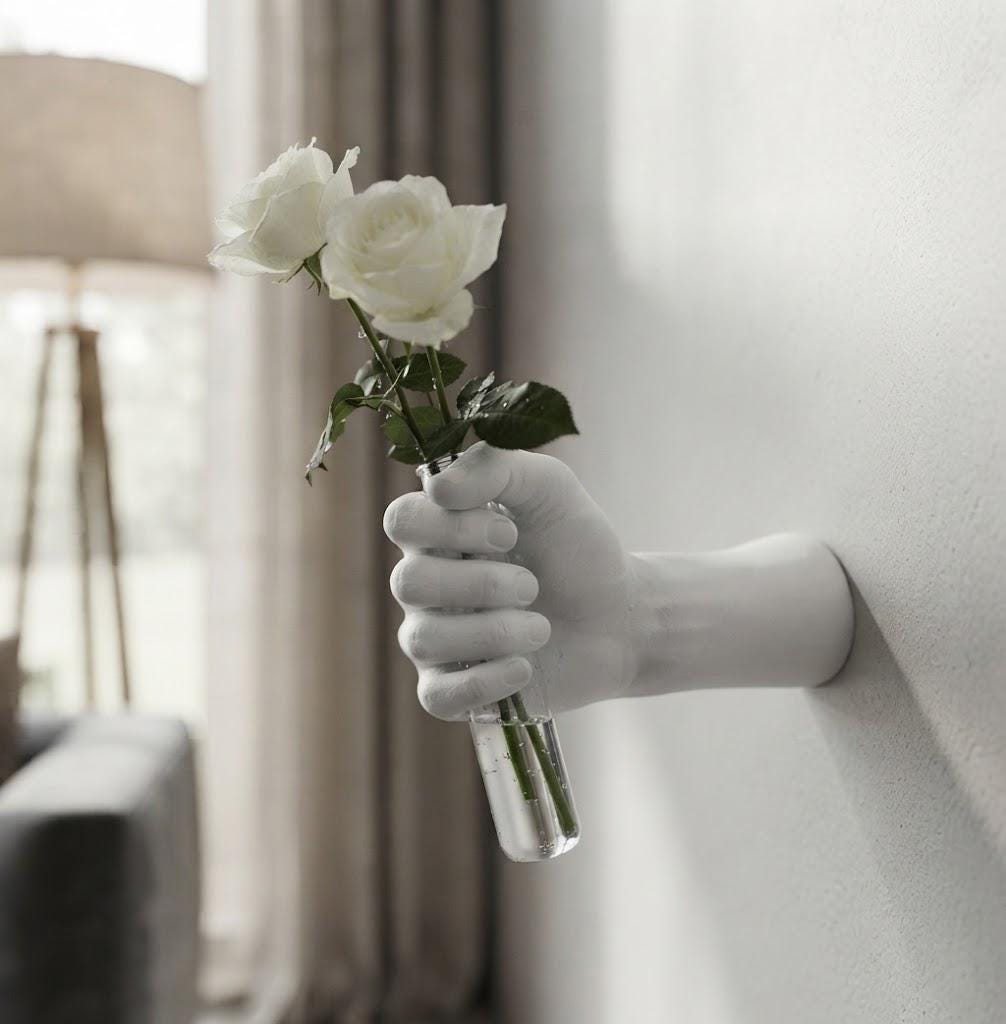 Hand shaped vase - Etsy 日本