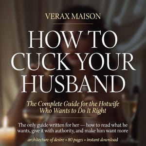 How to Cuck Your Husband Guide | Hotwife Training Ebook (Instant Download)