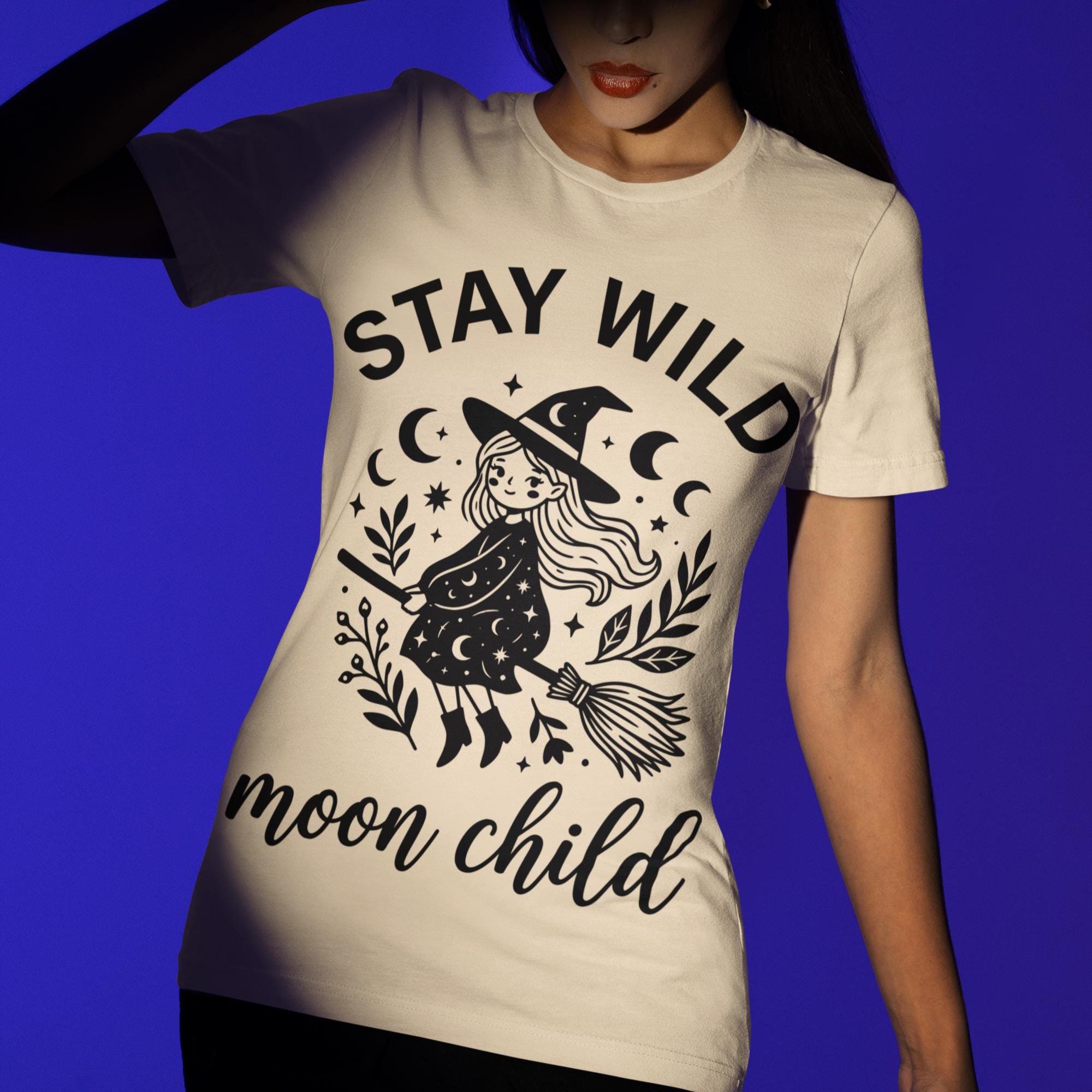T-shirt Homme Moonchild – Signe Du Zodiaque Lune Et Étoiles – Youth Designz