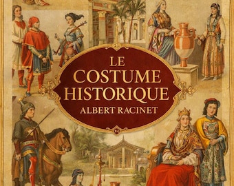 Le Costume Historique · A. Racinet · 6 Volumes · + 500 Planches en Couleur · Illustrations de Mode Historique · Collection Numérique Haute Résolution