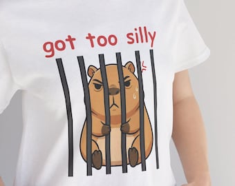 Camiseta "Capivara Muito Boba" | Camiseta com estampa de meme mal-humorado | Camiseta com meme