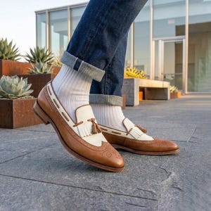 Kiltie Wingtip Shoes - Etsy display picture 2