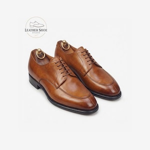 Handmade Leather Derby Shoes | Mens Split Toe Oxfords
