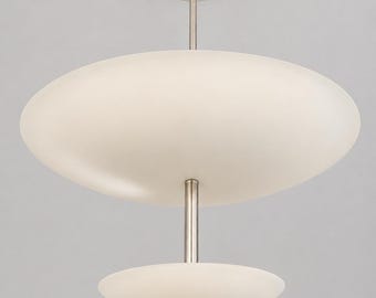 Modern Double Pendant Light| Mid Century Modern Pendant Lighting, Kitchen Pendant Lights,  Ceiling Light Fixture, Hanging Lamp Shade