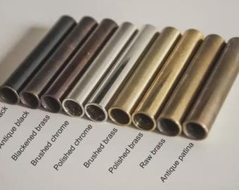 Brass Finish Sample Kit Metal Color Swatch Pack Chrome Black Patina Tubes Lighting Fixture Hardware Décor Selection Test Set
