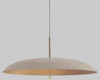 Modern Minimalist Pendant Light, Mid Century Ceiling Lamp, Scandinavian Hanging Light, Dome Shade Chandelier, Contemporary Home Lighting
