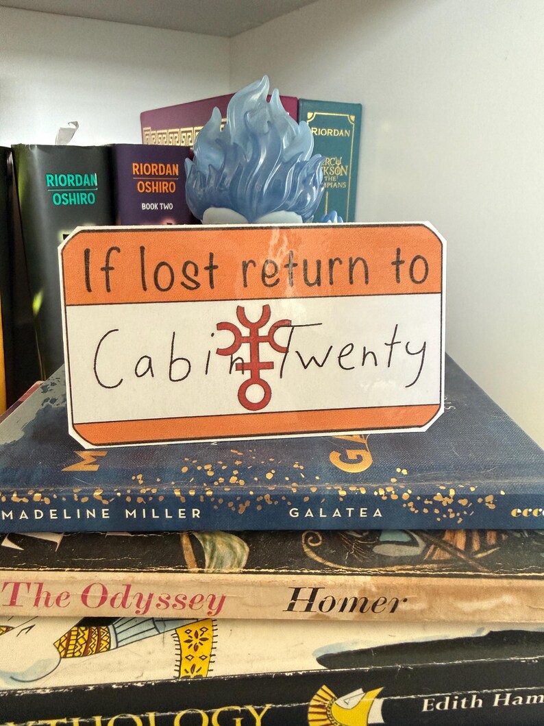 Kdf Sticker If Lost Return Camp Halfblood Stickers (cabin 14-20) - Etsy
