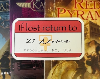 If Lost Return Nome Stickers