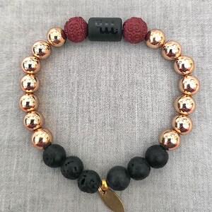 Semi-Precious Gemstone Aromatherapy Bracelet – One of a Kind Jewelry
